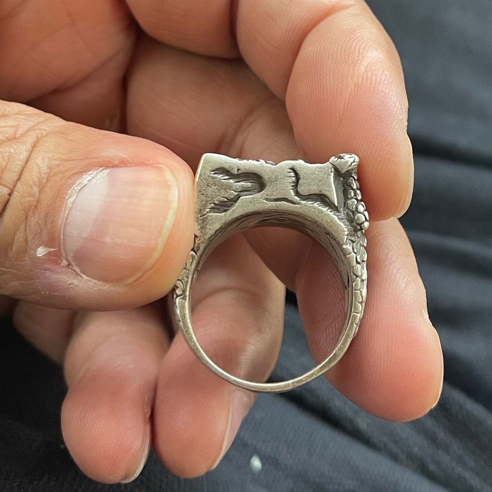 Solid Starling Silver Ring - image 5